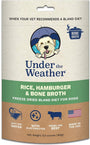 Under the Weather Rice, Hamburger & Bone Broth Freeze-Dried Dog Food