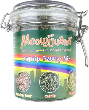 Meowijuana Catnip Pawty Mix, 60-g jar