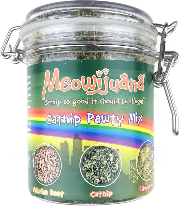 Meowijuana Catnip Pawty Mix, 60-g jar