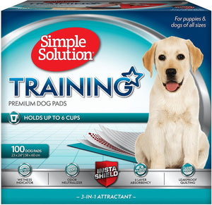 Simple Solution All Day Premium Dog Pads, Lavender, 23" x 24", 50 count