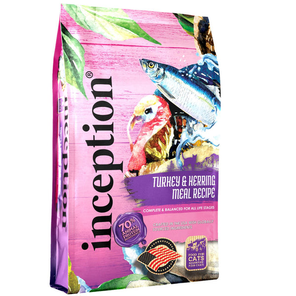 Inception Turkey & Herring Meal Recipe Dry Cat Food