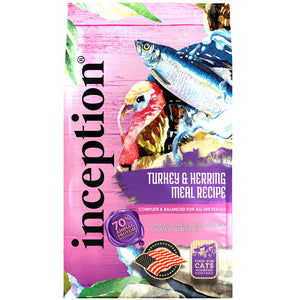 Inception Turkey & Herring Meal Recipe Dry Cat Food