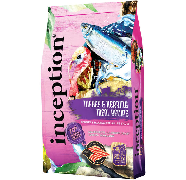 Inception Turkey & Herring Meal Recipe Dry Cat Food