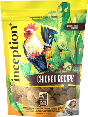 Inception Chicken Recipe Training Dog Treats, 12-oz