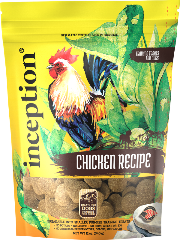 Inception Chicken Recipe Training Dog Treats, 12-oz