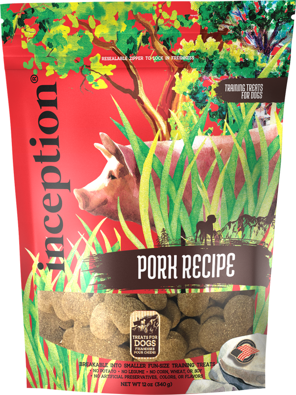 Inception Pork Recipe Training Dog Treats, 12-oz