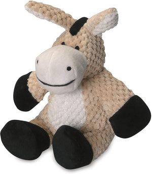 GoDog Checkers Chew Guard Donkey Dog Toy