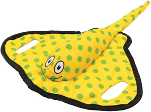 Smart Pet Love Tender-Tuffs Tug Sting Ray Dog Toy, Yellow, Small