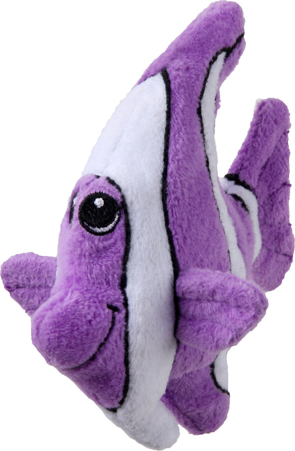 Smart Pet Love Tender-Tuffs Tiny Angelfish Dog Toy, Purple, Small