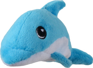 Smart Pet Love Tender-Tuffs Tiny Dolphin Dog Toy, Blue, Small