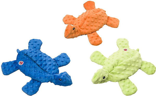 Ethical Pet Spot Skinneeez Extreme Turtle Dog Toy, Color Varies, 15-in