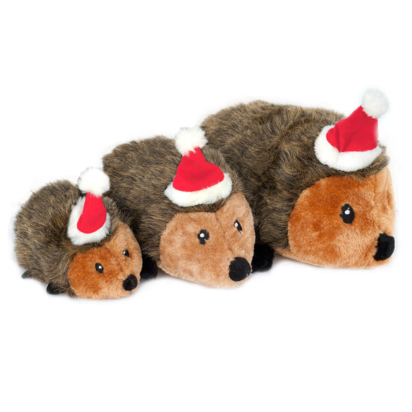 ZippyPaws Holiday Hedgehog Dog Toy