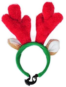 ZippyPaws Bandeau pour chien Bois de cerf de NoÏ«l