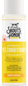 Skout's Honor Probiotic Honeysuckle Pet Conditioner, 16-oz bottle