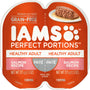 Iams Perfect Portions Healthy Adult Salmon Recipe Pate Grain-Free Cat Food Trays