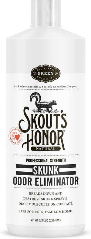 Skout's Honor Désodorisant Puissance Professionnelle Anti-Odeur de Moufette, bouteille de 32 oz