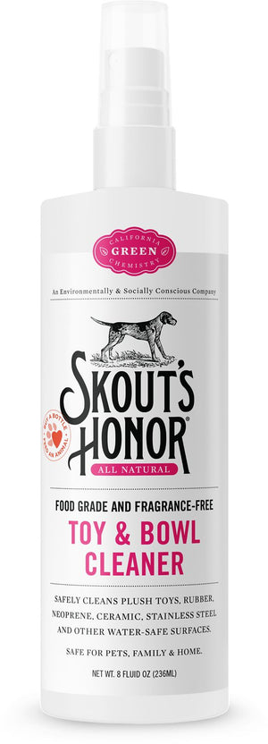 Skout's Honor Toy & Bowl Cleaner, 8-oz bottle