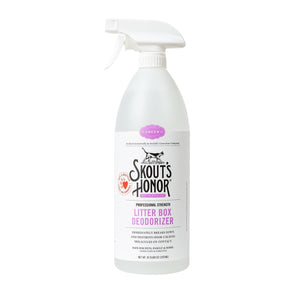 Skout's Honor Désodorisant pour bac à litière pour chat, 35 oz
