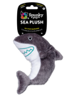 Spunky Pup Sea Plush Shark Dog Toy