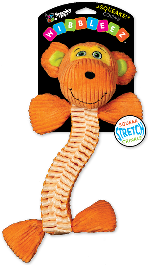 Spunky Pup Wibbleez Dog Toy, Short