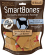 SmartBones Petits os à mâcher au beurre de cacahuète Friandises pour chiens, lot de 6