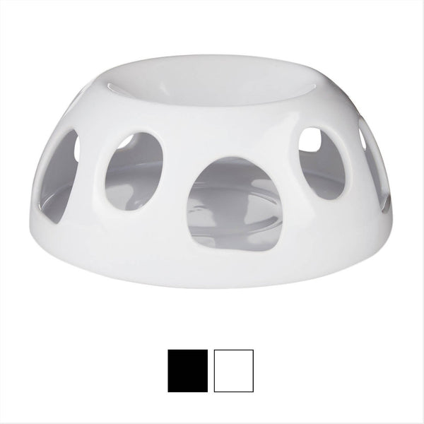 Pioneer Pet Ceramic Portion Control Food Dish, White