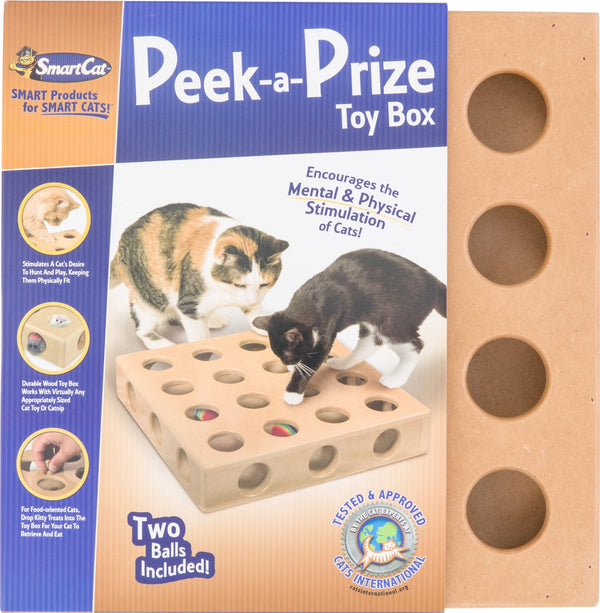 Pioneer Pet SmartCat Boîte Peek-a-Prize Jouet pour chat