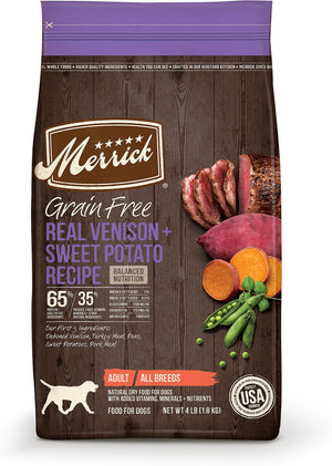 Merrick Grain-Free Real Venison + Sweet Potato Recipe Dry Dog Food