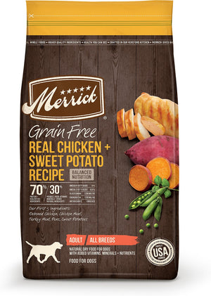 Merrick Grain-Free Real Chicken + Sweet Potato Recipe Dry Dog Food