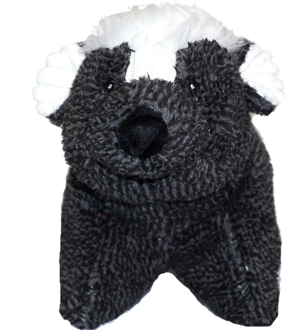 HuggleHounds Squooshies Skunk Dog Toy