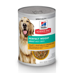 Hill's Science Diet Adult Perfect Weight Hearty Vegetable & Chicken Stew Wet Dog Food