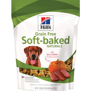Hill's Science Diet Friandises naturelles molles au canard et à la citrouille sans céréales pour chiens, 8 oz