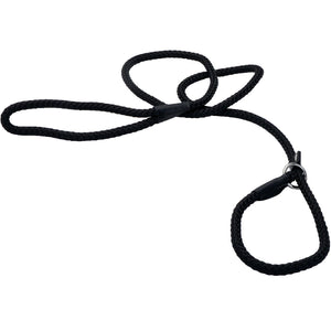 Laisse pour chien Coastal Rope Slip, noir, 6 pi