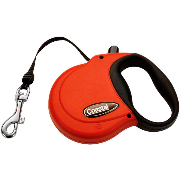 Coastal Power Walker Retractable Dog Leash, Red