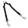Coastal Two Dog Adjustable Nylon Coupler, Black