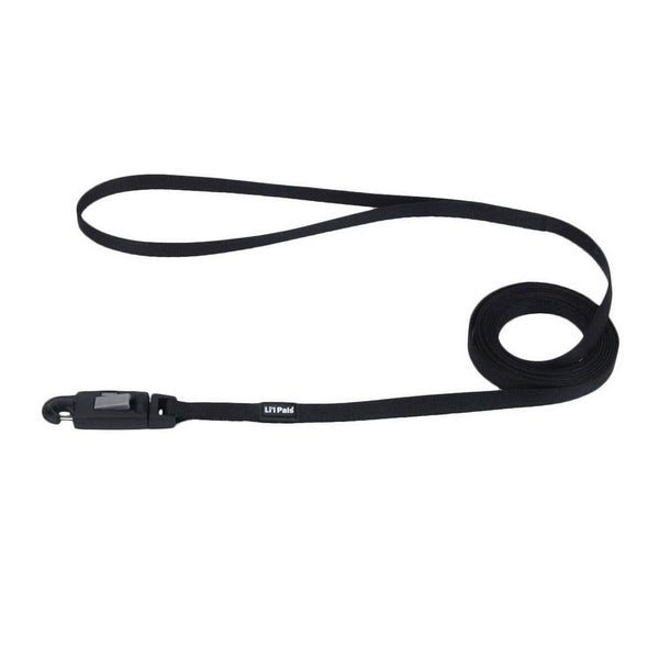Laisse pour chien Li'l Pals E-Z Snap, noir, 6 pi