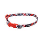 Li'l Pals Adjustable Patterned Dog Collar, Red & Grey Plaid