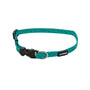 Li'l Pals Adjustable Patterned Dog Collar, Teal & Grey Diamonds