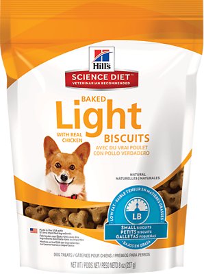 Hill's Science Diet Baked Light Biscuits with Real Chicken Dog Treats