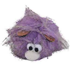 Turbo Random Fun Hairy Monster Cat Toy, 6.25-in