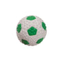 Li'l Pals Latex Soccer Ball Dog Toy, Green & White, Small