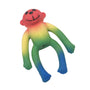 Li'l Pals Jouet pour chien singe en latex multicolore, 4-pouces