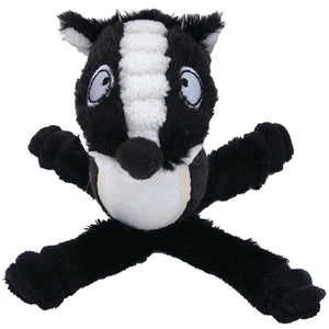 Li'l Pals Tennis Ball Skunk Plush Dog Toy, 6-in