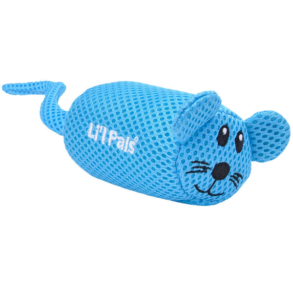 Li'l Pals Mesh Mouse Dog Toy, 5-in