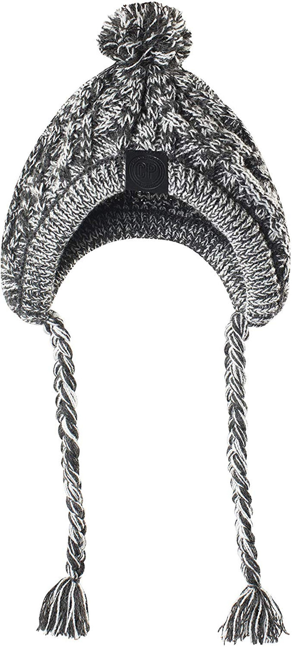 Canada Pooch Bonnet pour chien à pompons polaires, anthracite