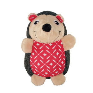 KONG Patches Cordz Hedgehog Dog Toy, Gray, Small