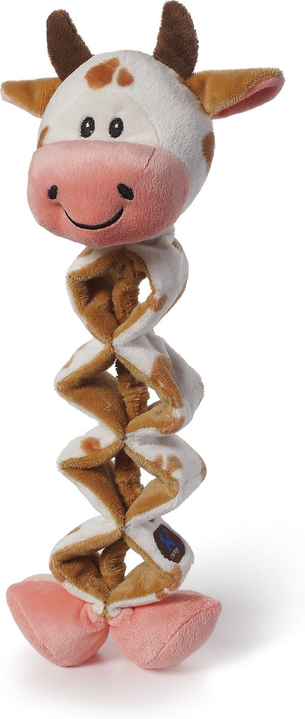 Charming Pet Zig Zaggers Cow Dog Toy