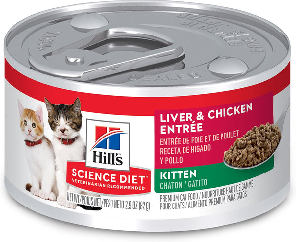 Hill's Science Diet Kitten Liver & Chicken Entree Wet Cat Food