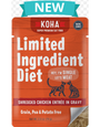KOHA Cat Limited Ingredient Shredded Chicken Entree in Gravy Wet Cat Food