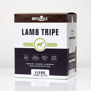 Naturawls Nourriture crue pour chien aux tripes d'agneau